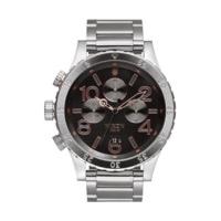 nixon the 48 20 chrono grayrose gold