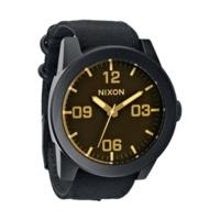 Nixon The Corporal Matte Black/Orange Tint