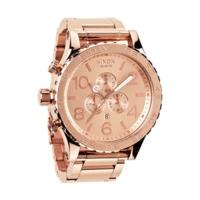 nixon the 51 30 chrono all rose gold a083897