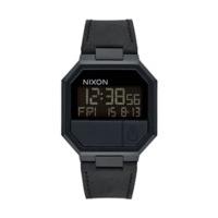 nixon re run leather all black a944 001