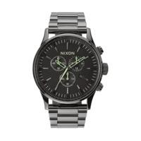 nixon the sentry chrono polished gunmetal lum