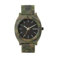 nixon the time teller acetate matte blackcamo