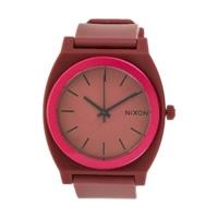 Nixon The Time Teller P dark red