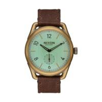 nixon c39 leather brassgreen crystalbrown a459 2223