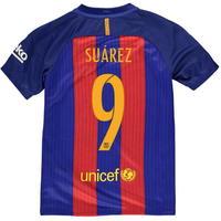 Nike Barcelona Suarez Home Shirt 2016 2017 Junior