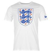 Nike England Crest T Shirt Mens