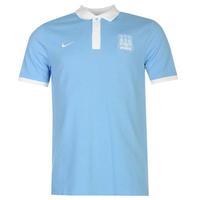 nike manchester city football club polo shirt mens