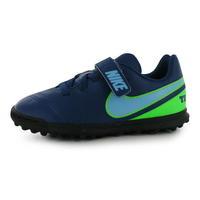 nike tiempo rio astro turf trainers childrens