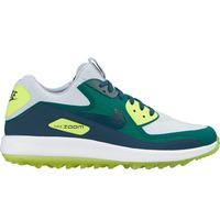 nike air zoom 90 it golf shoes platinumrio tealvoltmid turquoise