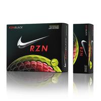 Nike 2015 RZN Black Bi-Ling Golf Balls - Volt