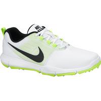 Nike 2015 Explorer Lea Golf Shoes - WH/BK/Volt