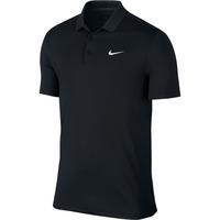 Nike Victory Solid Lc Polo - Black/White