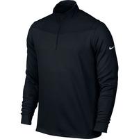 Nike Dri-Fit 1/2 Zip Ls Top - Black/Black/White