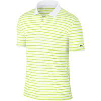 Nike Icon Stripe Polo - Volt/Black