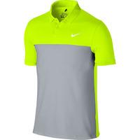 Nike Icon Color Block Polo - Volt/White