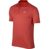 Nike Victory Mini Stripe Polo - Lt Crimson/White/White