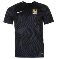 Nike Manchester City Football Club Pre Match Football Training Jersey Mens