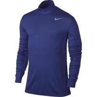 Nike Dri-Fit 1/2 Zip Knit - Deep Night Small