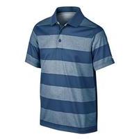 Nike Junior Bold Stripe Polo - Blue Grey/Ocean Fog/White (726972-449)