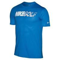 nike golf graphic tee lt photo bluereflective silver 746078 406