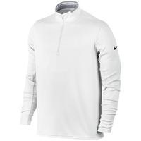 Nike Dri-Fit 1/2 Zip Top - White Medium