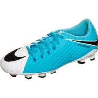 Nike Hypervenom Phelon III FG Jr white/black/photo blue/chlorine blue