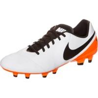 Nike Tiempo Genio II Leather FG white/black/total orange