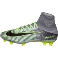 Nike Mercurial Superfly V FG pure platinum/black/ghost green