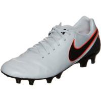 Nike Tiempo Mystic V FG pure platinum/black/hyper orange