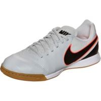 Nike Tiempo Legend VI IC Jr pure platinum/black/hyper orange