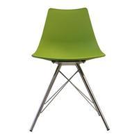 Njord Chair, Green/Chrome