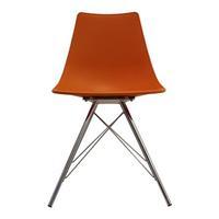 Njord Chair, Orange/Chrome