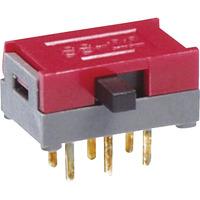 NKK SS12SDP2 0.1A Ultra-Miniature Slide SPDT on-none-on 30V Top Ac...