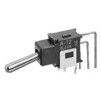 nkk a12av sub miniature toggle spst on none on 28v 10mm lever vert