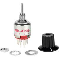 NKK MRA206-A 250mA Miniature Rotary Switch DP 2-6 Positions 125V A...