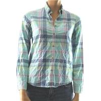 NMX by NinoMaxx Large Turquoise Checked Shirt