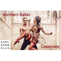 Northern Ballet  Casanova theatre tickets - Sadlers Wells - London