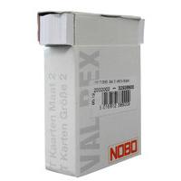 NOBO TCARD SIZE2 WHT PK100 38900