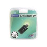 Novatech USB Sound Card - Create Virtual 7.1 Surround Sound