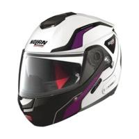 Nolan N90-2 Straton white/black/violet