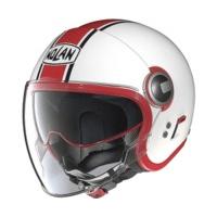 Nolan N21 Visor Duetto white/red