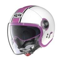 Nolan N21 Visor Duetto white/purple