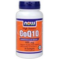 NOW CoQ10 400mg 30 Softgels