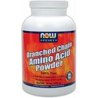 NOW Branched Chain Amino Acid Powder 340 Grams Unflavored