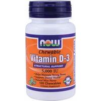 now vitamin d 3 5000 iu 120 chewables mint