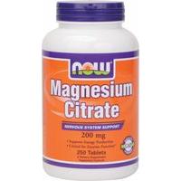 NOW Magnesium Citrate 250 Tablets