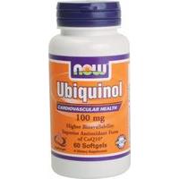 NOW Ubiquinol 100mg/60 Softgels