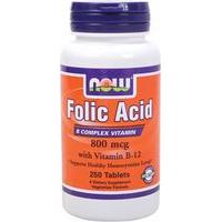 NOW Folic Acid 250 Tablets