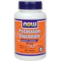 NOW Potassium Gluconate 250 Tablets