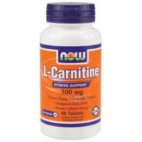 NOW L-Carnitine 500mg/60 Vcaps